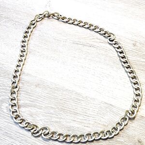 Chunky Gold Toned Chain Necklace